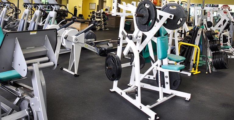 weight training area of gym in Cincinnati