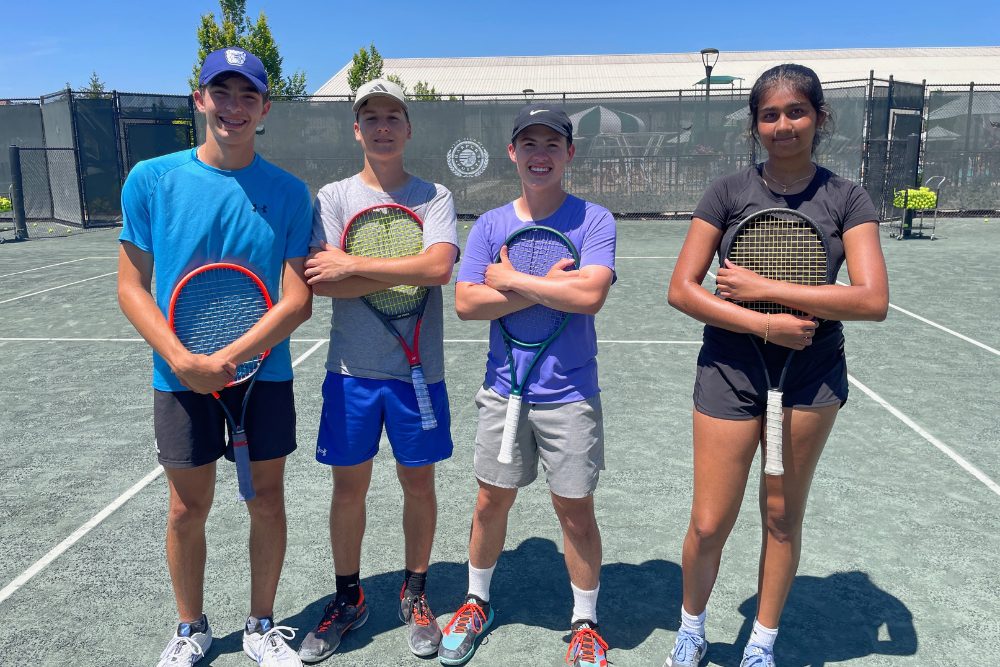 total tennis training junior at the club at harpers point in cincinnati